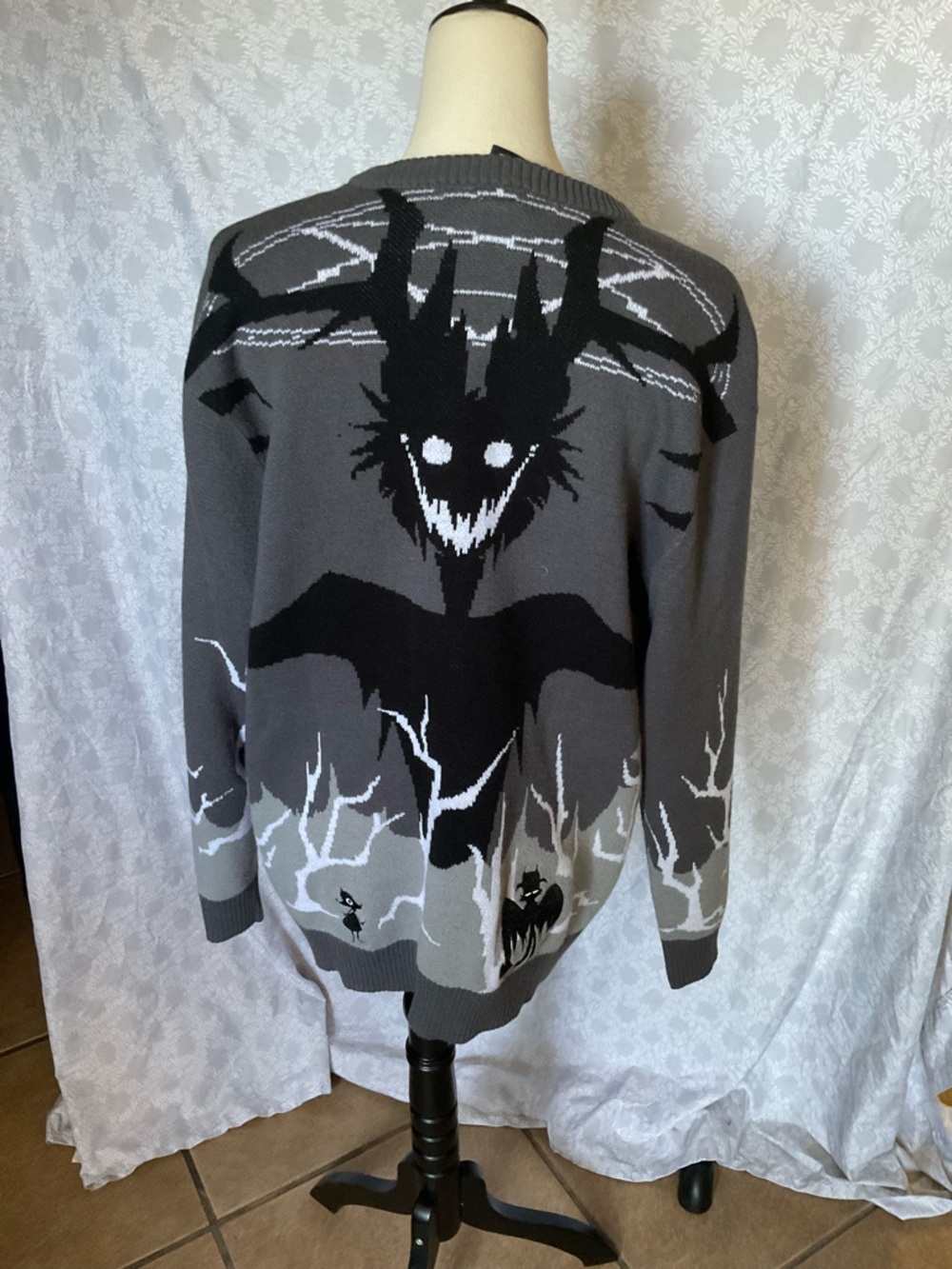 Hazbin Hotel Alastor Intarsia Knit Sweater - Picture 4 of 7